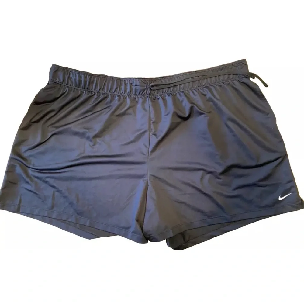 Nike Dri-Fit Womens Stretch Drawstring Black Activewear Running Shorts  Size 3X - Picture 4 of 5